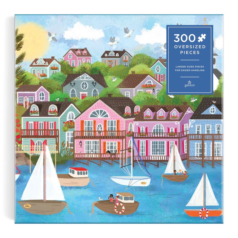 Harbor By The Sea 300 Piece Jigsaw Puzzle by Galison - Galison - Jigsaw Puzzles - The Puzzle Center