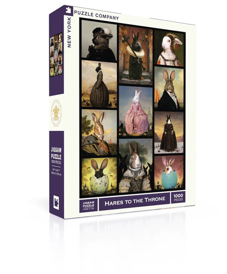 Hares to the Throne 1000 Piece Jigsaw Puzzle | New York Puzzle Company - Jigsaw Puzzles - The Puzzle Center