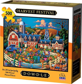 Harvest Festival 500 Piece Jigsaw Puzzle | Dowdle Puzzles - Jigsaw Puzzles - The Puzzle Center