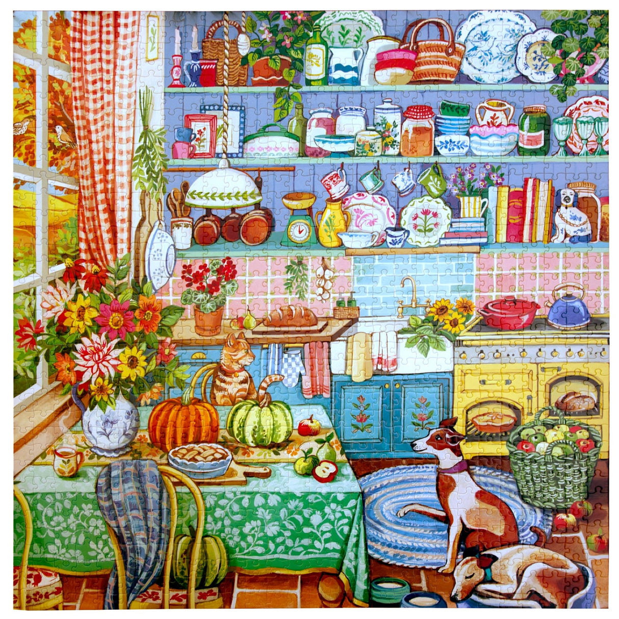 Harvest Kitchen 1000 Piece Jigsaw Puzzle | eeBoo - Jigsaw Puzzles - The Puzzle Center