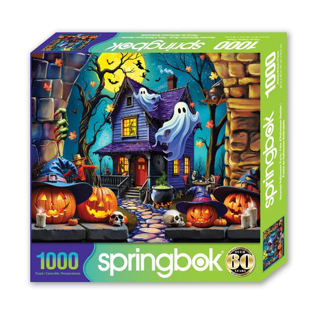 Haunted Halloween Party 1000 Piece Jigsaw Puzzle | Springbok Puzzles - Springbok Puzzles - Jigsaw Puzzles - The Puzzle Center