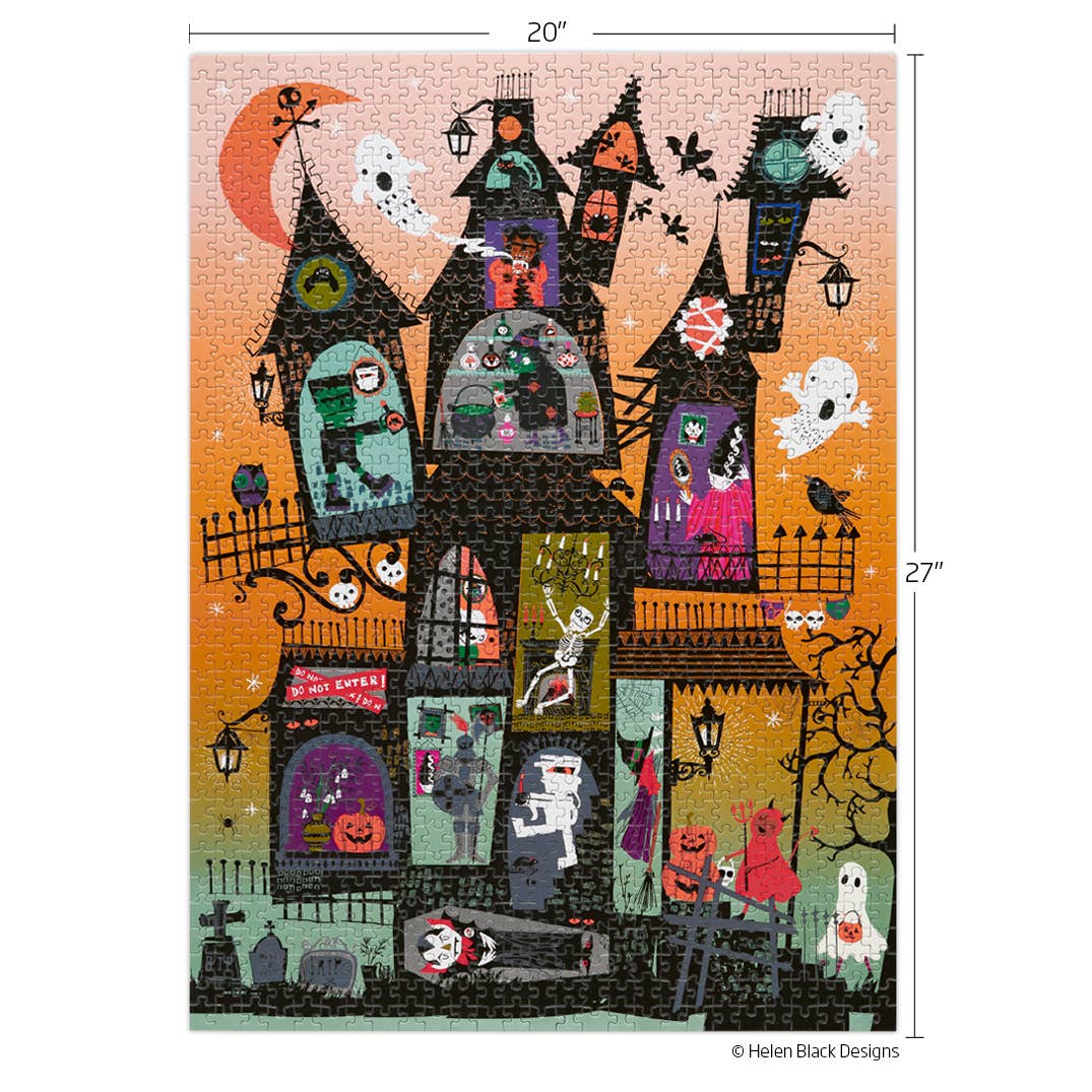 Haunted House 1000 Piece Jigsaw Puzzle | WerkShoppe - Jigsaw Puzzle - The Puzzle Center