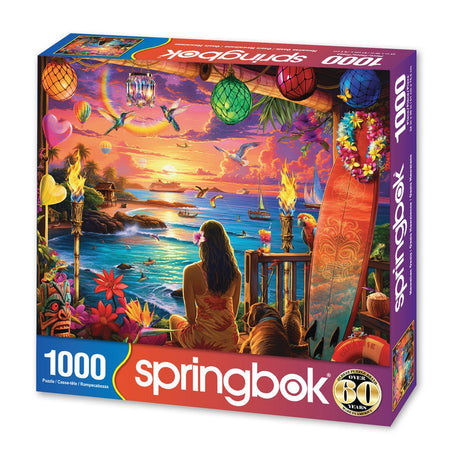 Hawaiian Oasis 1000 Piece Jigsaw Puzzle by Springbok Puzzles - Springbok Puzzles - Jigsaw Puzzles - The Puzzle Center