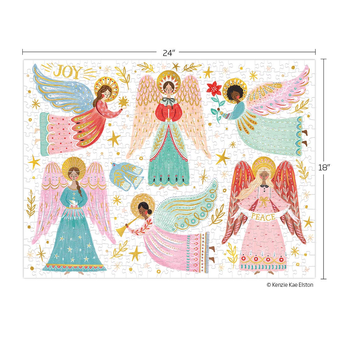 Heavenly Angels 500 Piece Jigsaw Puzzle | WerkShoppe - Jigsaw Puzzles - The Puzzle Center