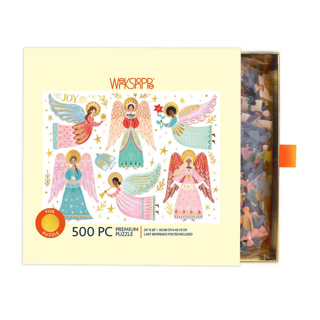 Heavenly Angels 500 Piece Jigsaw Puzzle | WerkShoppe - Jigsaw Puzzles - The Puzzle Center