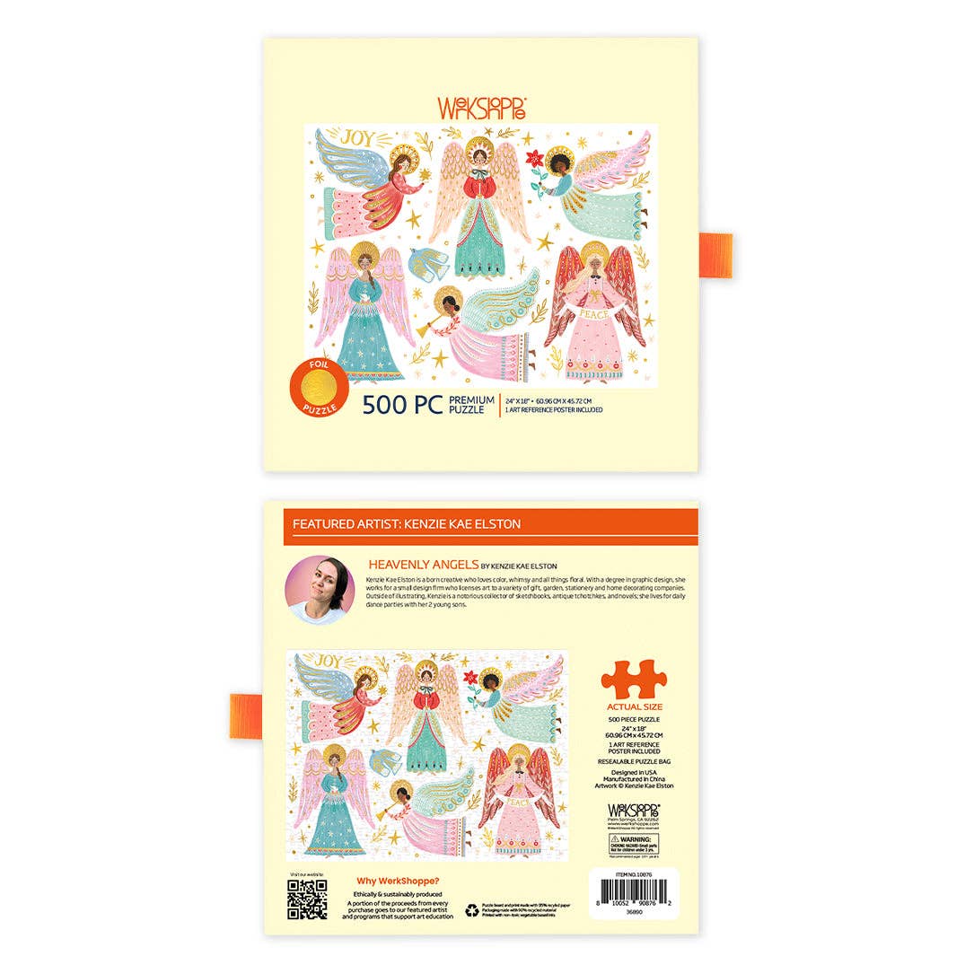 Heavenly Angels 500 Piece Jigsaw Puzzle | WerkShoppe - Jigsaw Puzzles - The Puzzle Center