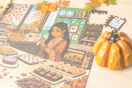 Heavenly Fall 500 Piece Jigsaw Puzzle | Laila Luxury Puzzles - Jigsaw Puzzles - The Puzzle Center