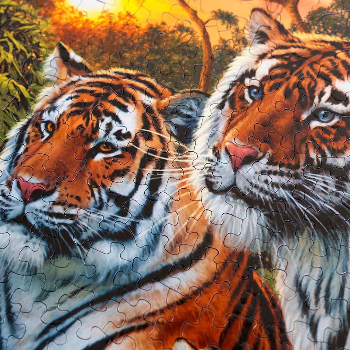 Hidden Tigers 400 Piece Jigsaw Puzzle by Springbok Puzzles - Springbok Puzzles - Jigsaw Puzzles - The Puzzle Center