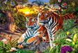 Hidden Tigers 400 Piece Jigsaw Puzzle by Springbok Puzzles - Springbok Puzzles - Jigsaw Puzzles - The Puzzle Center