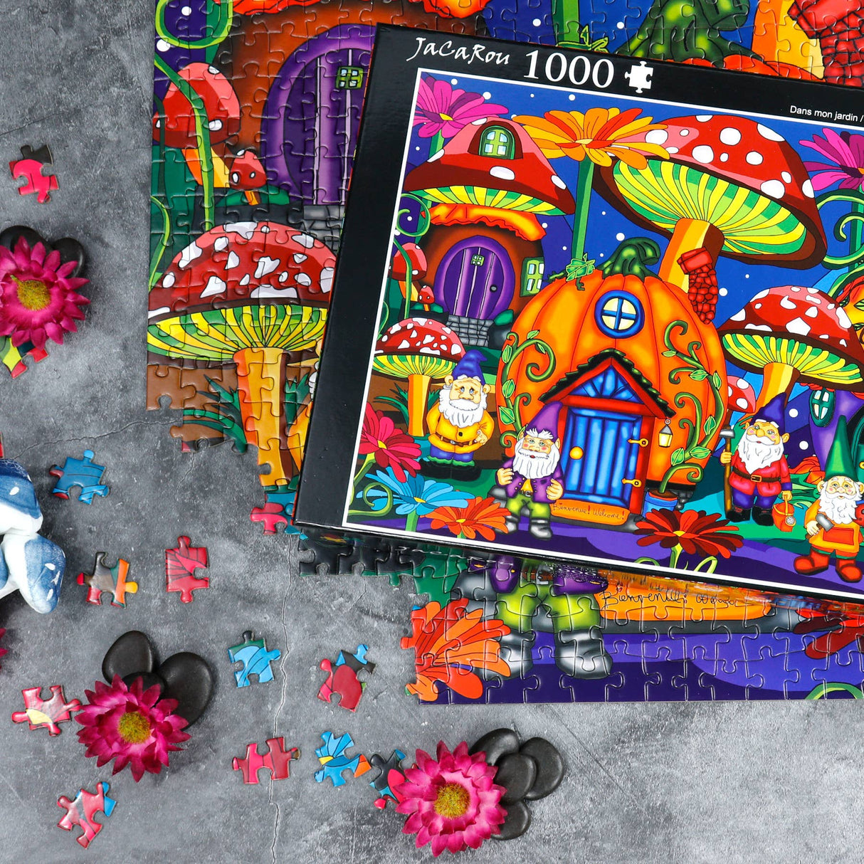 Hiding in My Garden 1000 Piece Jigsaw Puzzle by JaCaRou Puzzles - JaCaRou Puzzles Inc. - Jigsaw Puzzles - The Puzzle Center - 