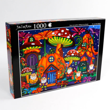 Hiding in My Garden 1000 Piece Jigsaw Puzzle by JaCaRou Puzzles - JaCaRou Puzzles Inc. - Jigsaw Puzzles - The Puzzle Center - 