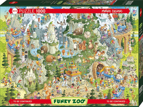 Himalayan Habitat Funky Zoo 1000 Piece Jigsaw Puzzle | Heye - Jigsaw Puzzles - The Puzzle Center