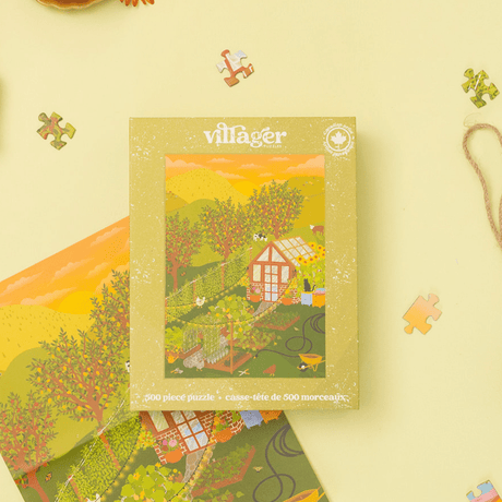 Hobby Farm 500 Piece JIgsaw Puzzle | Villager - Jigsaw Puzzle - The Puzzle Center
