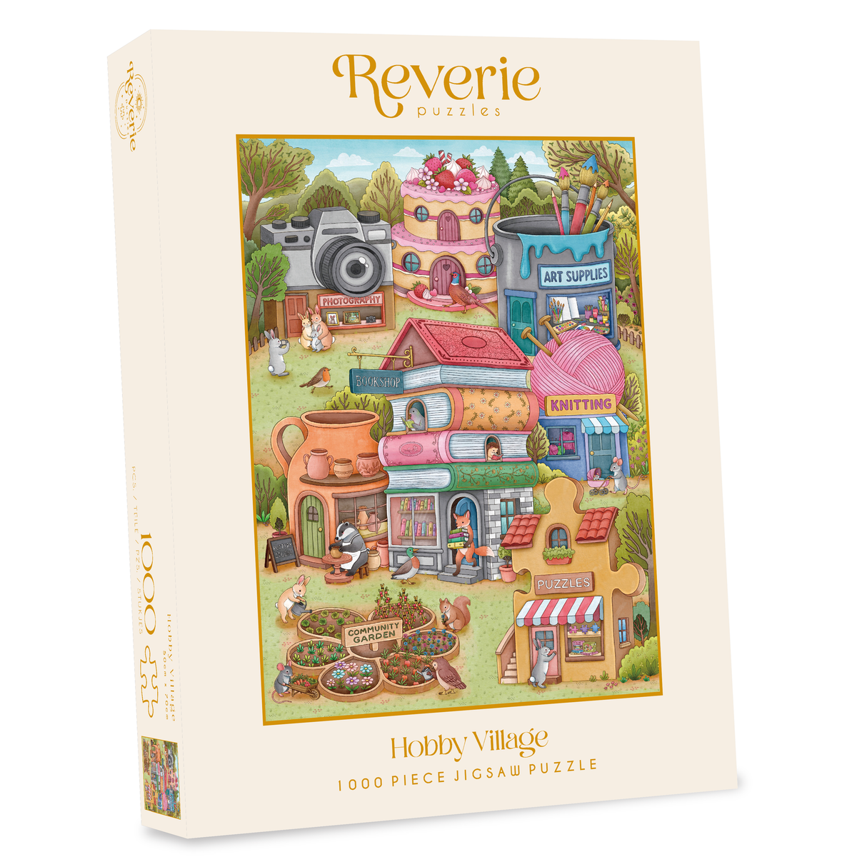 Hobby Village 1000 Piece Jigsaw Puzzle | Reverie Puzzles