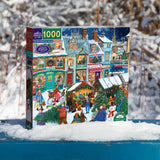Holiday Market by the Sea 1000 Piece Jigsaw Puzzle | eeBoo - Jigsaw Puzzles - The Puzzle Center