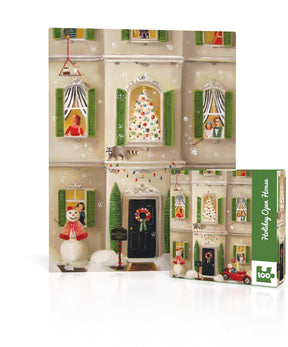 Holiday Open House Mini 100 Piece Jigsaw Puzzle | New York Puzzle Company - Jigsaw Puzzles - The Puzzle Center