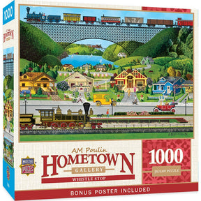 Hometown Gallery - Whistle Stop 1000 Piece Jigsaw Puzzle | Masterpieces Puzzles - Jigsaw Puzzles - The Puzzle Center
