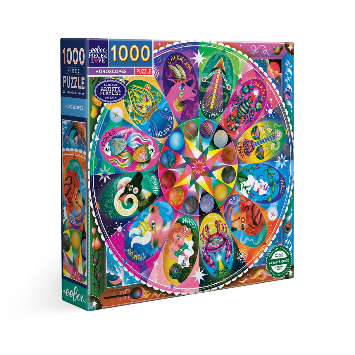 Horoscope 1000 Piece Jigsaw Puzzle | eeBoo - Jigsaw Puzzles - The Puzzle Center