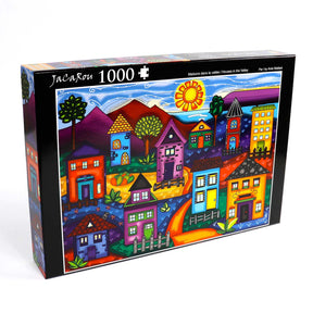 Houses In The Valley 1000 Piece Jigsaw Puzzle | JaCaRou Puzzles - JaCaRou Puzzles Inc. - Jigsaw Puzzles - The Puzzle Center