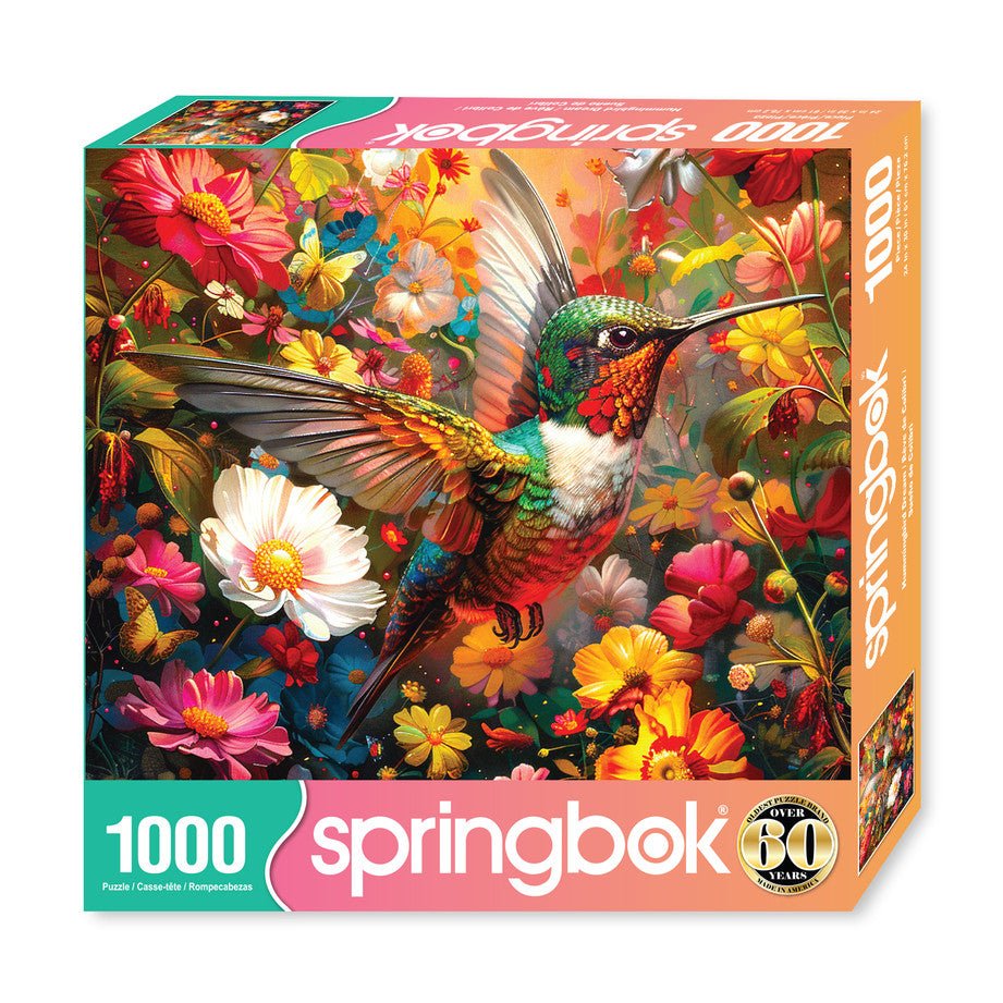 Hummingbird Dream 1000 Piece Jigsaw Puzzle by Springbok Puzzles - Springbok Puzzles - Jigsaw Puzzles - The Puzzle Center
