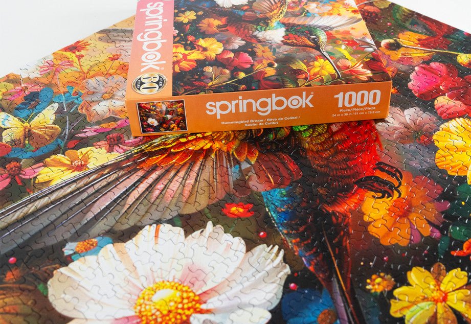Hummingbird Dream 1000 Piece Jigsaw Puzzle by Springbok Puzzles - Springbok Puzzles - Jigsaw Puzzles - The Puzzle Center