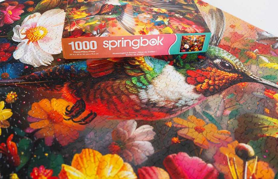 Hummingbird Dream 1000 Piece Jigsaw Puzzle by Springbok Puzzles - Springbok Puzzles - Jigsaw Puzzles - The Puzzle Center