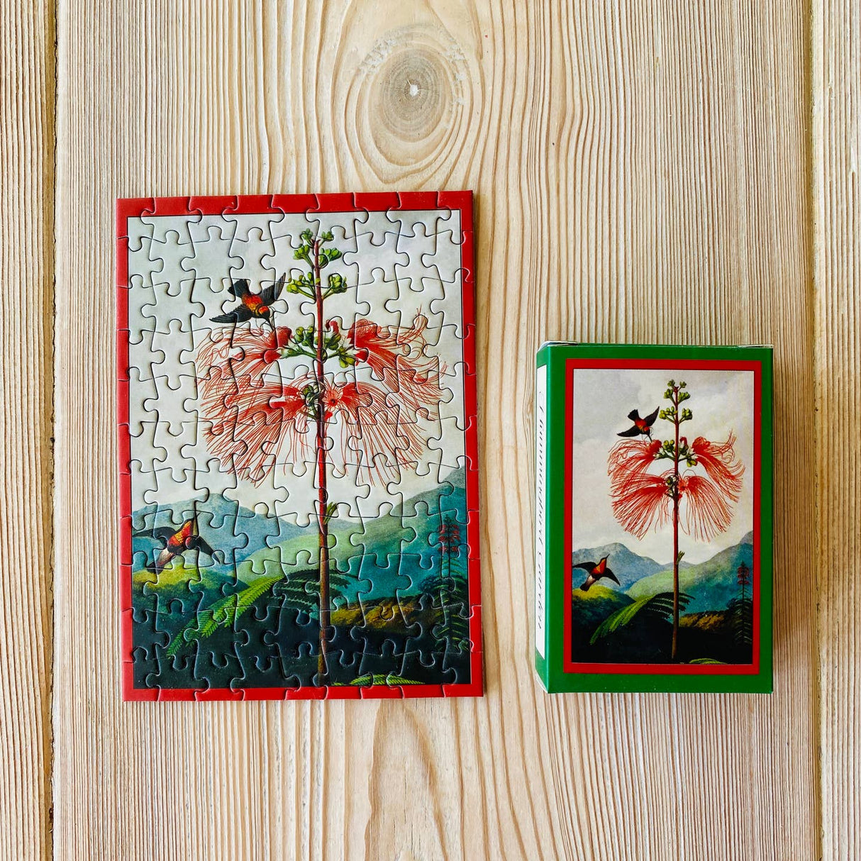Hummingbird Garden 99 Piece Jigsaw Puzzle | Penny Puzzle - Jigsaw Puzzles - The Puzzle Center