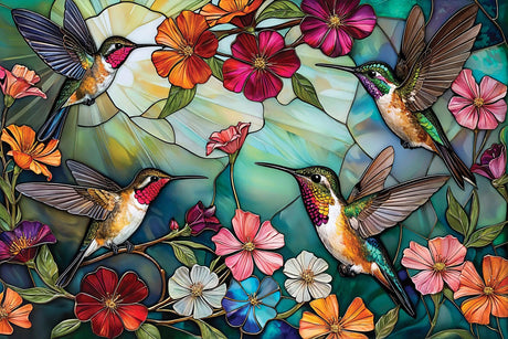 Hummingbird Hover 500 Piece Jigsaw Puzzle | Springbok Puzzles