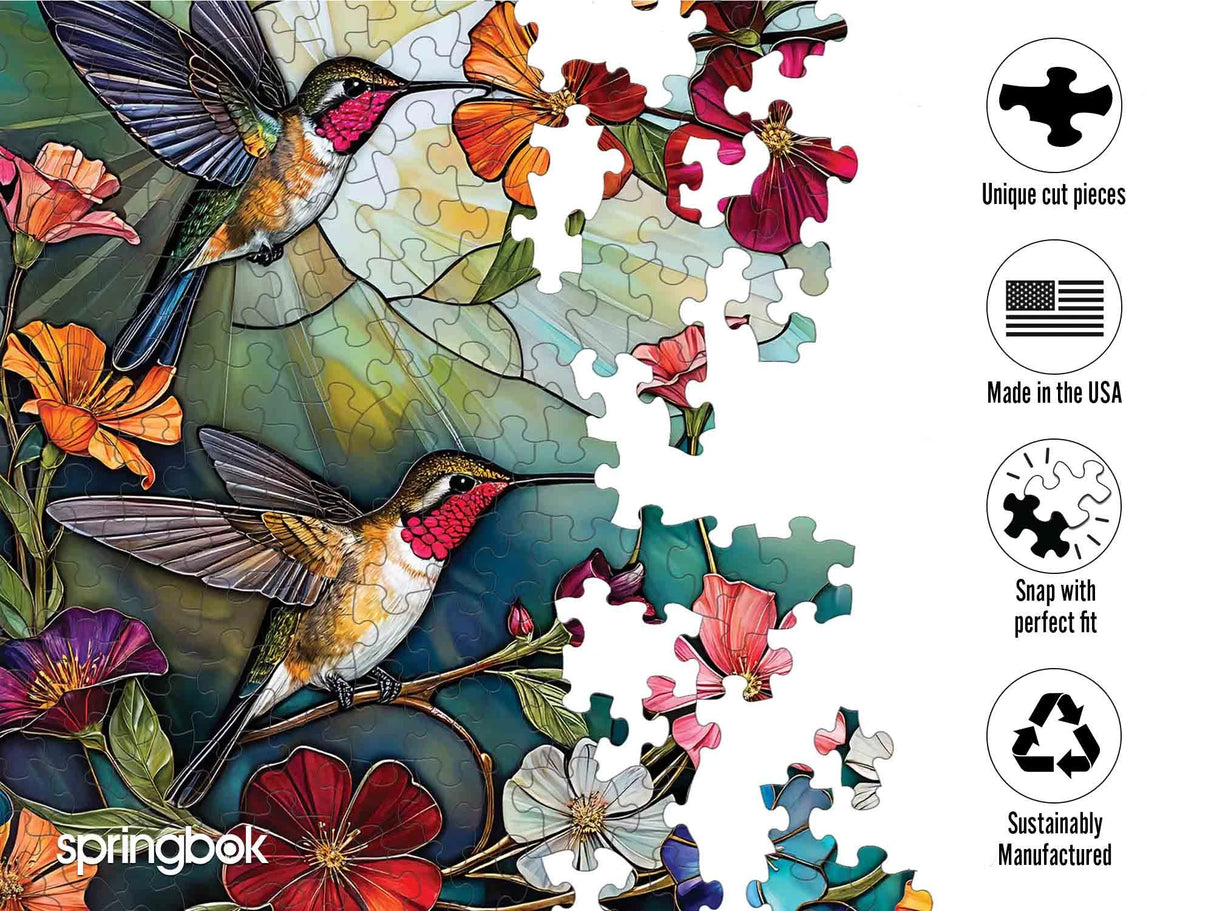 Hummingbird Hover 500 Piece Jigsaw Puzzle | Springbok Puzzles