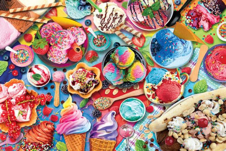 Ice Cream Party 1000 Piece Jigsaw Puzzle by Eurographics - Sweet & Fun - Eurographics - Jigsaw Puzzles - The Puzzle Center - 