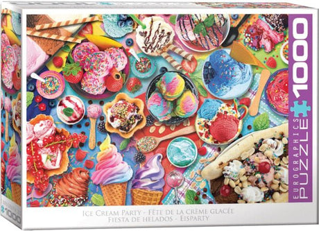 Ice Cream Party 1000 Piece Jigsaw Puzzle by Eurographics - Sweet & Fun - Eurographics - Jigsaw Puzzles - The Puzzle Center - 