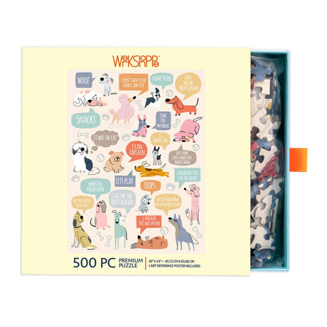 If Dogs Could Talk 500 Piece Jigsaw Puzzle | WerkShoppe - Jigsaw Puzzles - The Puzzle Center