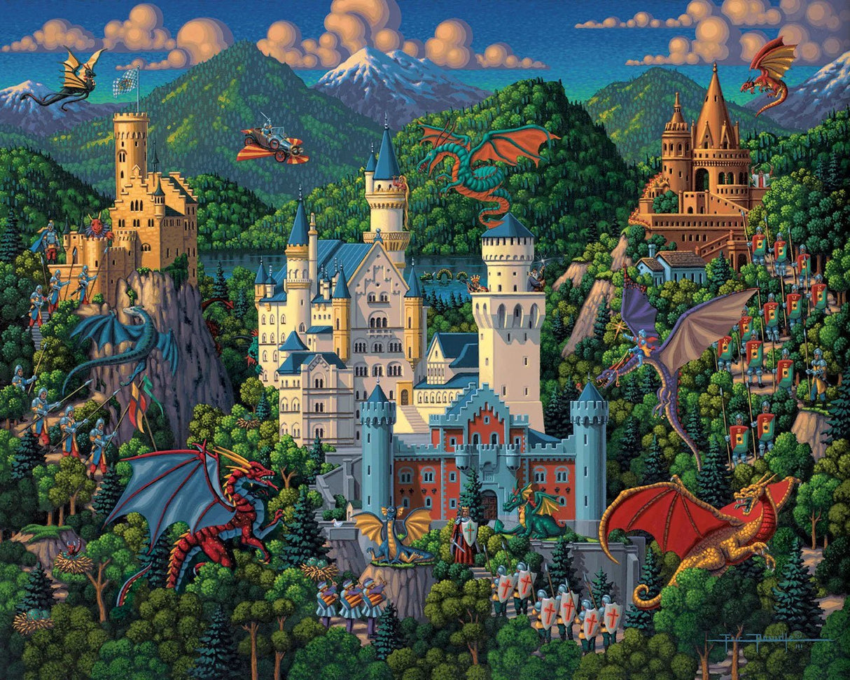 Imaginary Dragons 300 Piece Jigsaw Puzzle by Dowdle - Dowdle - Jigsaw Puzzles - The Puzzle Center