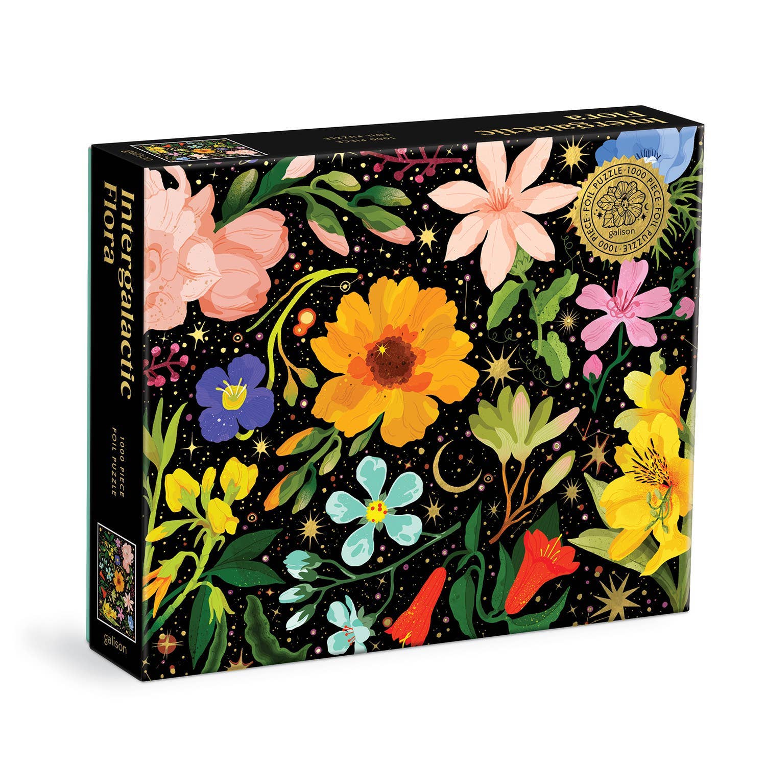 Intergalactic Flora 1000 Piece Foil Puzzle by Galison – Cosmic