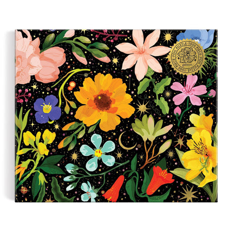Intergalactic Flora 1000 Piece Foil Puzzle by Galison - Galison - Jigsaw Puzzles - The Puzzle Center - 