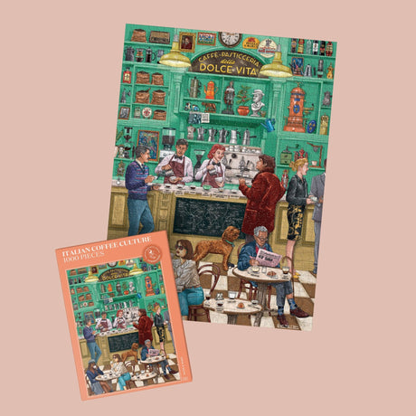 Italy Coffee 1000 Piece Jigsaw Puzzle | Water & Wines - Jigsaw Puzzles - The Puzzle Center