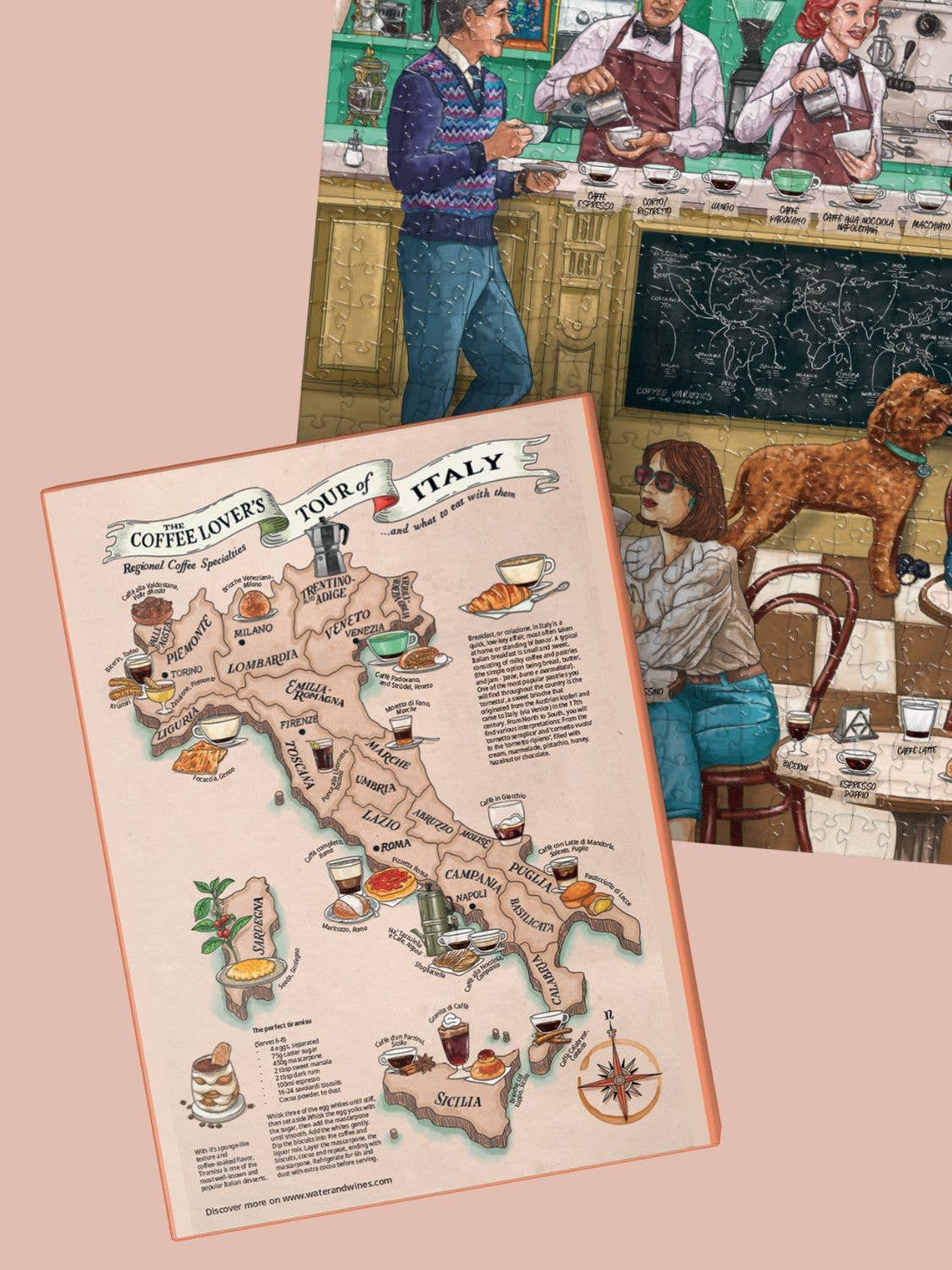 Italy Coffee 1000 Piece Jigsaw Puzzle | Water & Wines - Jigsaw Puzzles - The Puzzle Center