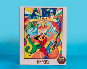 Jam Session 1000 Piece Jigsaw Puzzle by Puzzles of Color | Yadi Liu - Puzzles of Color - Jigsaw Puzzles - The Puzzle Center