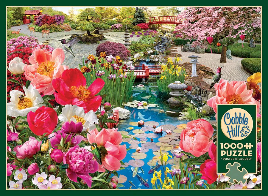 Japanese Garden 1000 Piece Jigsaw Puzzle | Cobble Hill Puzzles - Jigsaw Puzzles - The Puzzle Center