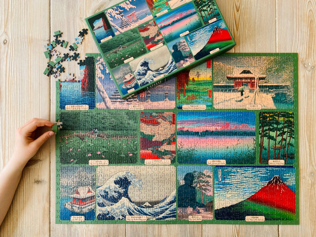 Japanese Prints 1000 Piece Jigsaw Puzzle | Penny Puzzle - Jigsaw Puzzles - The Puzzle Center