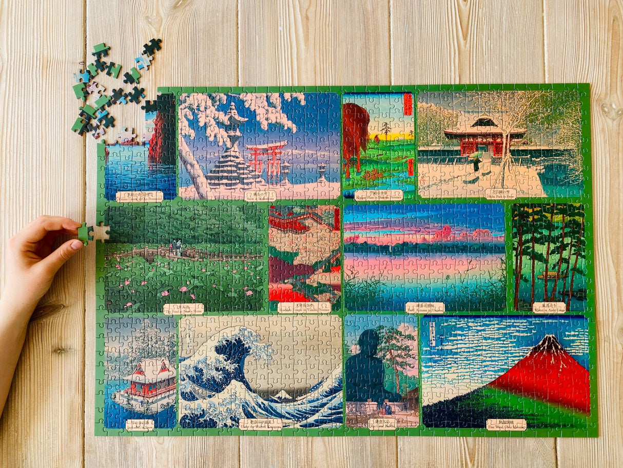 Japanese Prints 1000 Piece Jigsaw Puzzle | Penny Puzzle - Jigsaw Puzzles - The Puzzle Center
