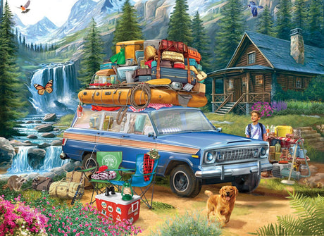 Jeep - Loading Wagoneer 1000 Piece Jigsaw Puzzle | Eurographics - Eurographics - Jigsaw Puzzles - The Puzzle Center