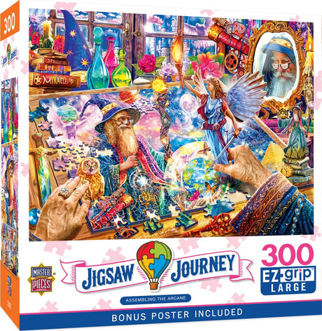 Jigsaw Journey Assembling the Arcane 300 Piece EZ Grip Jigsaw Puzzle | Masterpieces - Jigsaw Puzzles - The Puzzle Center