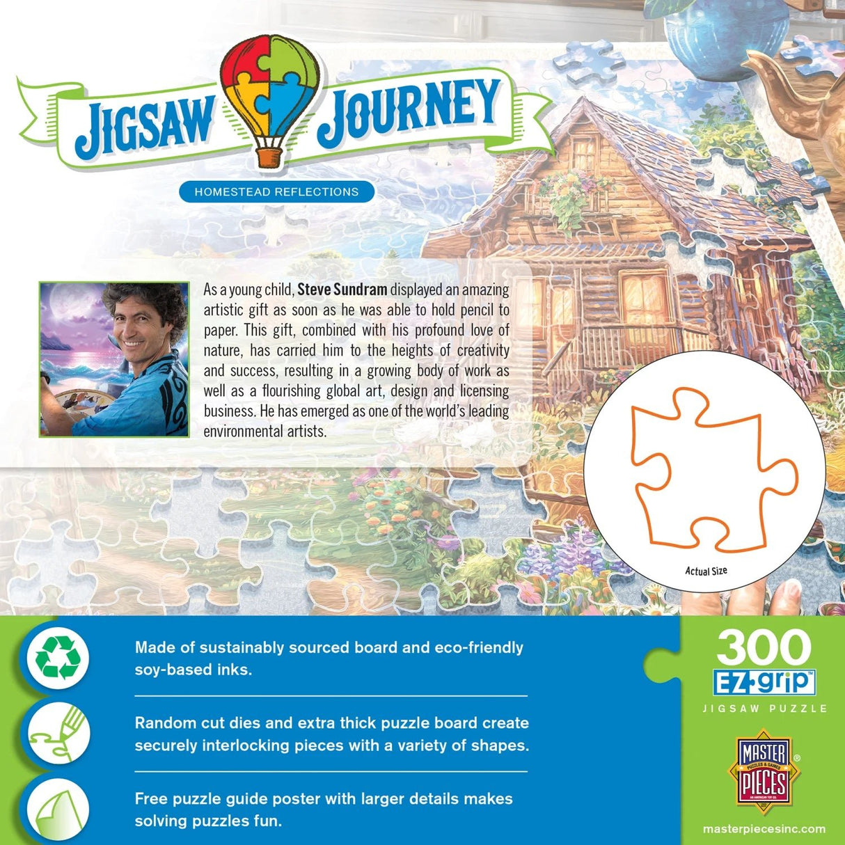 Jigsaw Journey Homestead Reflections 300 Piece EZ Grip Jigsaw Puzzle | Masterpieces - Jigsaw Puzzles - The Puzzle Center