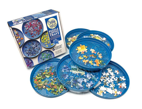 Jigsaw Puzzle Sorting Trays | Cobble Hill - Puzzle Accessories - The Puzzle Center