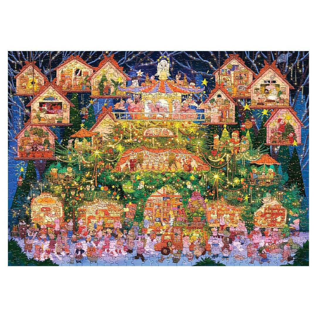 Jolly Market 1000 Piece Jigsaw Puzzle | Soonness - Jigsaw Puzzles - The Puzzle Center