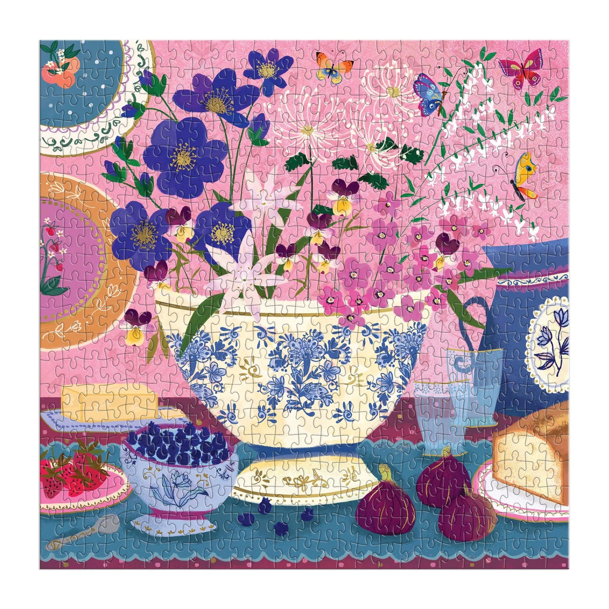 Joy Laforme Art of the Table 500 Piece Foil Jigsaw Puzzle | Galison - Jigsaw Puzzles - The Puzzle Center