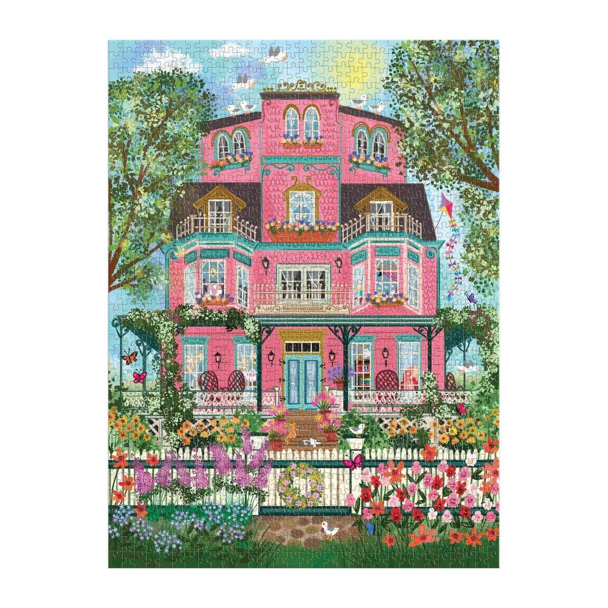 Joy LaForme Capeside Victorian 1000 Piece Foil Jigsaw Puzzle | Galison - Jigsaw Puzzles - The Puzzle Center