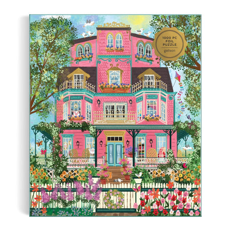 Joy LaForme Capeside Victorian 1000 Piece Foil Jigsaw Puzzle | Galison - Jigsaw Puzzles - The Puzzle Center