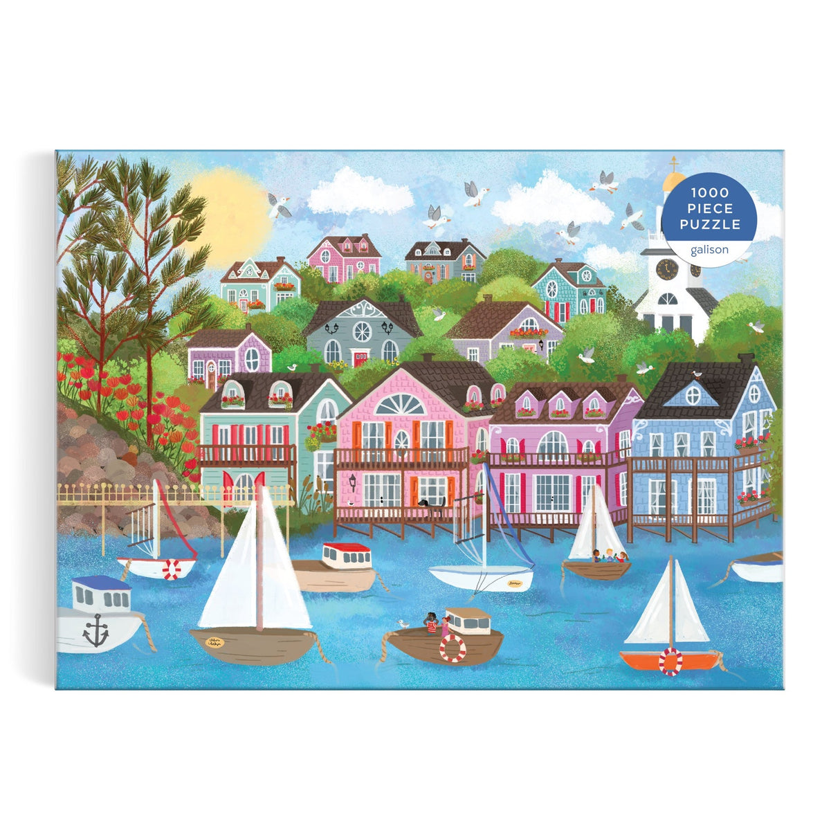 Joy Laforme Harbor by the Sea 1000 Piece Jigsaw Puzzle | Galison